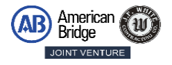American Bridge Company, JF White, A Joint Venture Logo
